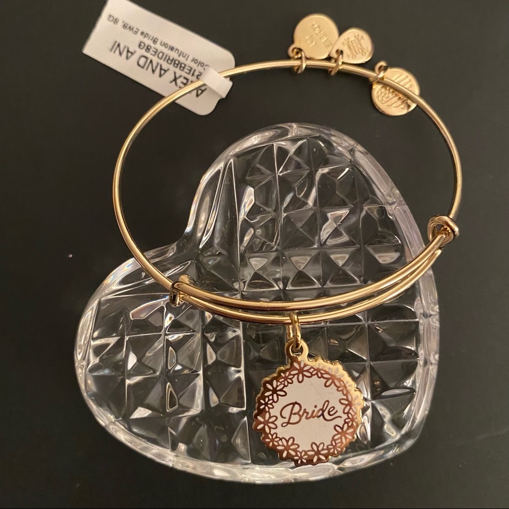 BRIDE CHARM BANGLE 

From the Alex and Ani Color Infused Bridal Collection